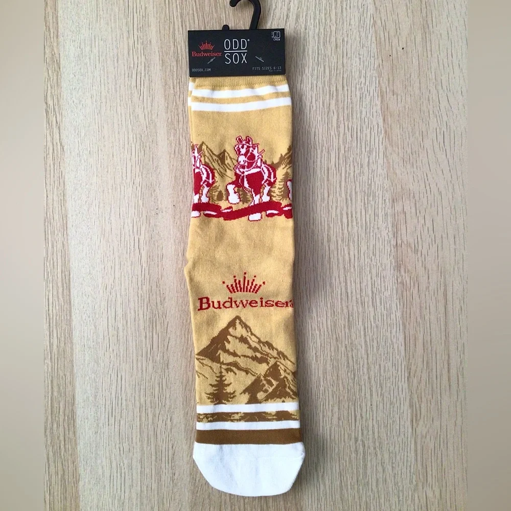 Budweiser Odd Sox Crew Socks 6-13